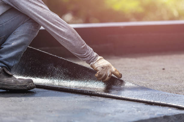 Professional Exterior Waterproofing technician working in Cobb Island, MD